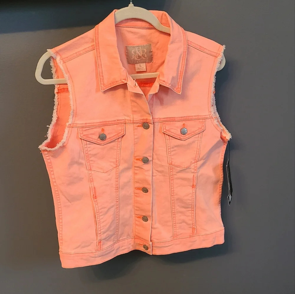 NWT Rock & Republic women's  vest sz.L